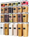 Airtight Pantry Container Set, 24 Piece