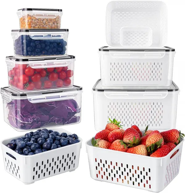 Stackable Produce Storage Containers